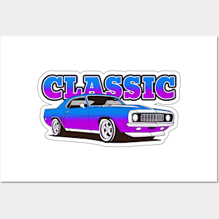 Classic Car- Camaro Illustration Posters and Art